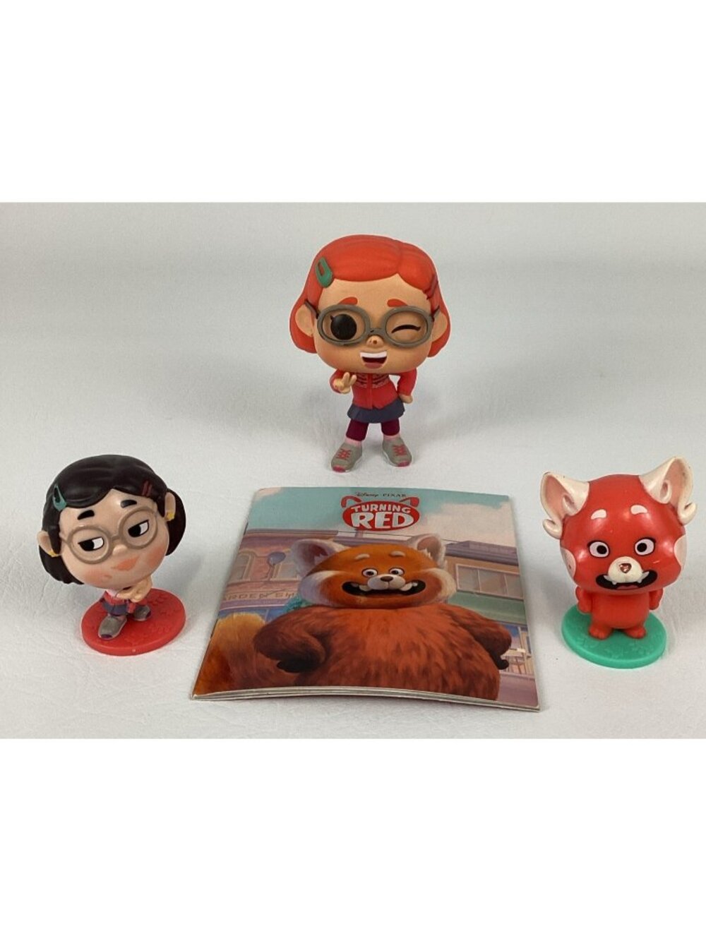 Disney Turning Red Meilin Lee Red Panda Figures Book Funko Lot Bundle 2022